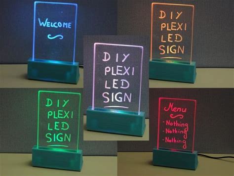 These 3d Printed Plexiglass Led Signs Display Your Text Like Magic