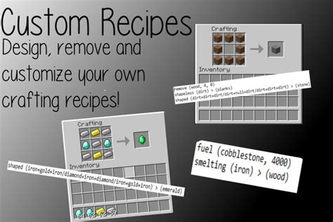 Custom Recipes Make And Customize Your Own Crafting Recipes