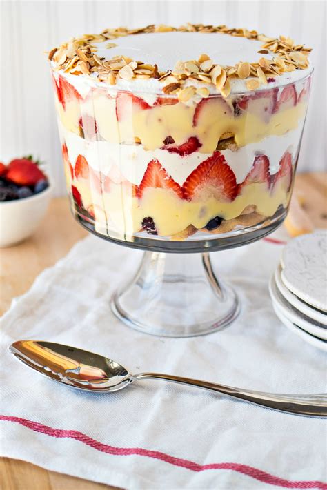 Pudding thickens as it cools. Traditional English Trifle - This traditional English trifle is a layered dessert made with ...