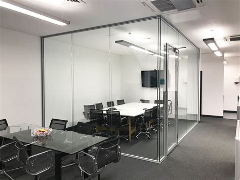 Acoustic Double Glazed Glass Office Partitioning