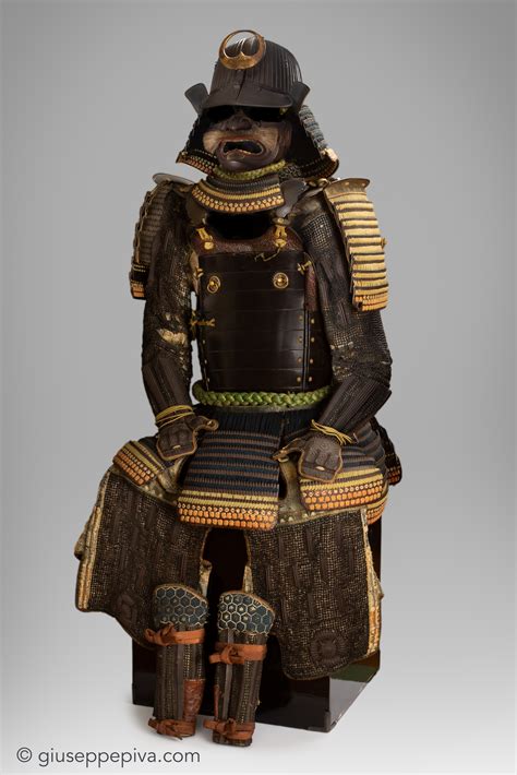 samurai armor with a five plates cuirass giuseppe piva japanese art