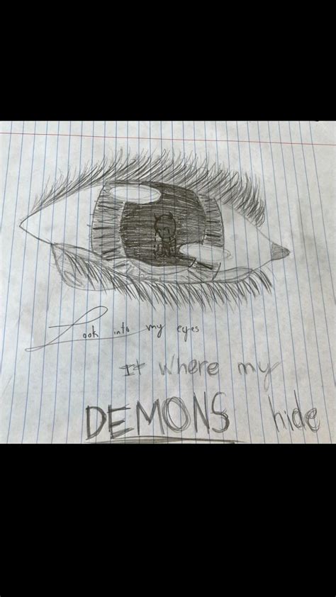 Demons Imagine Dragons As A Drawing Demons Imagine Dragons Imagine
