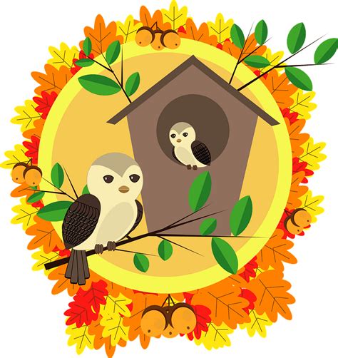 Birdhouse With Owls Roosting Clipart Free Download Transparent Png