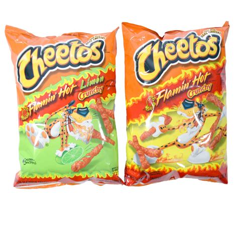 Buy Cheetosparty Bundle Flamin Hot Crunchy Flamin Hot Crunchy Limon 8 5 Oz Bag Set Online At