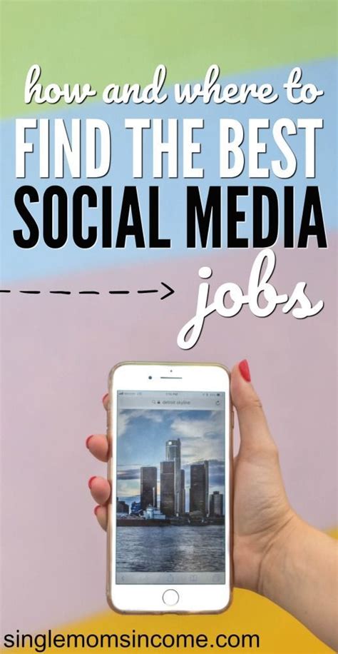 How And Where To Find The Best Social Media Jobs Single Moms Income