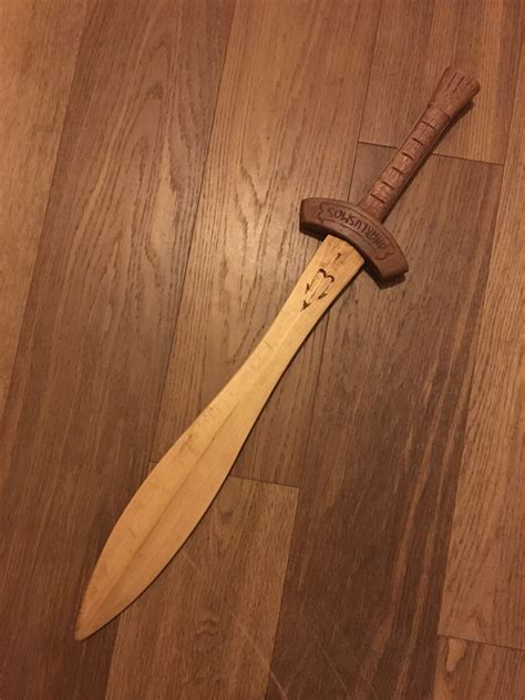 Wooden Custom Sword For Children Over 3 Years Wooden And Handcrafted