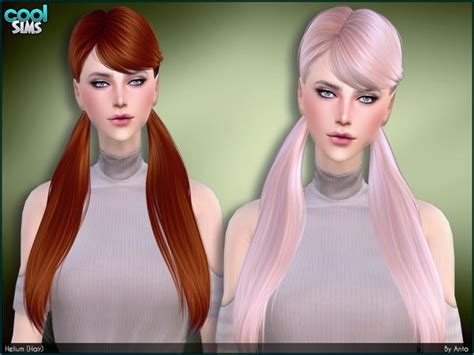 The Sims Resource Anto` Helium Hair Sims 4 Hairs Sims4hairs