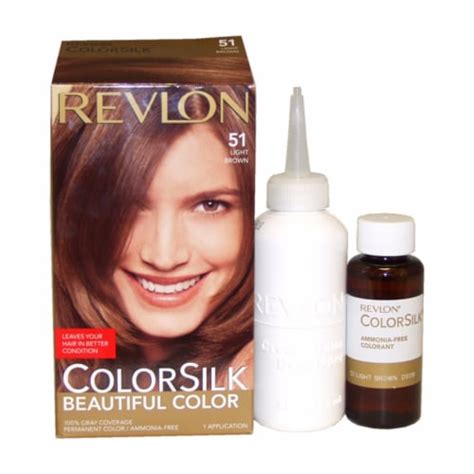 Revlon Colorsilk 51 Light Brown Hair Color 1 Ct Kroger