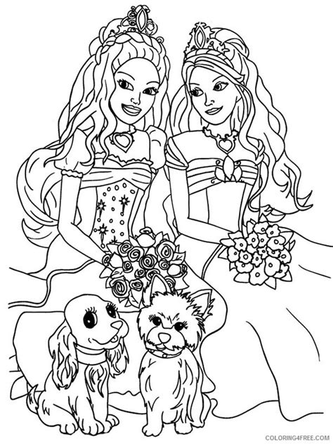Barbie Coloring Pages Barbie For Girls Printable 2021 0555 Coloring4free