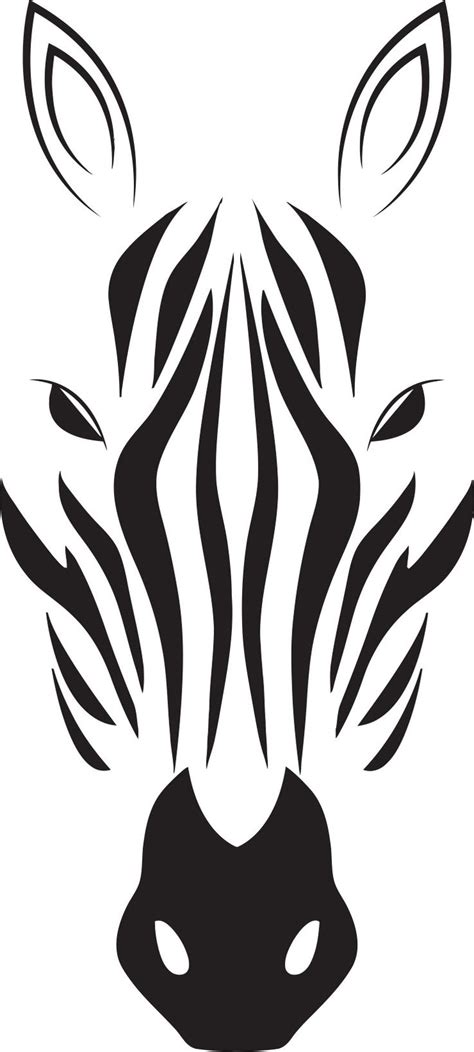 Zebra Head Vector Free Vector Cdr Download Zebra Drawing