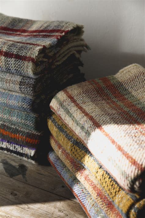 British Made 100 Recycled Wool Throw Wool Throw Recycled Wool