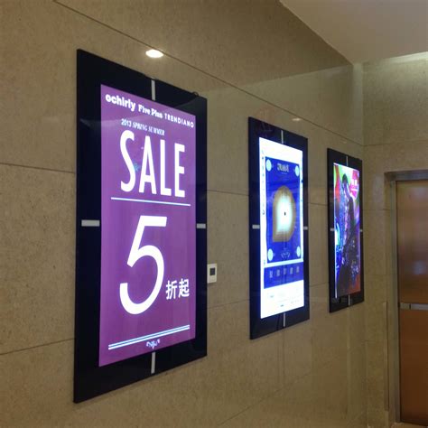 Wall Mounted Aluminum Magnetic Frames For Posters Advertising Display