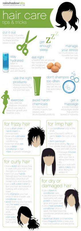 24 Hair Care Tips And Tricks 42 Hair Care Infographics