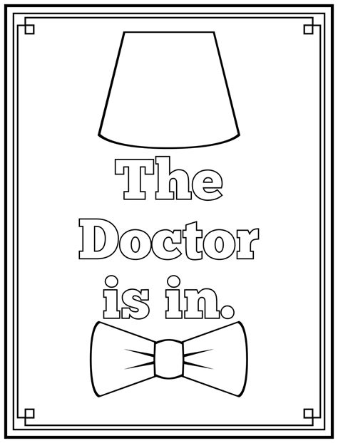Hats come in all shapes and sizes for all different types of people. Doctor coloring pages to download and print for free