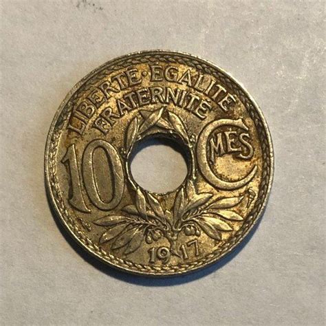 1917 France 10 Centimes Old French Coin Vintage France Etsy Coins