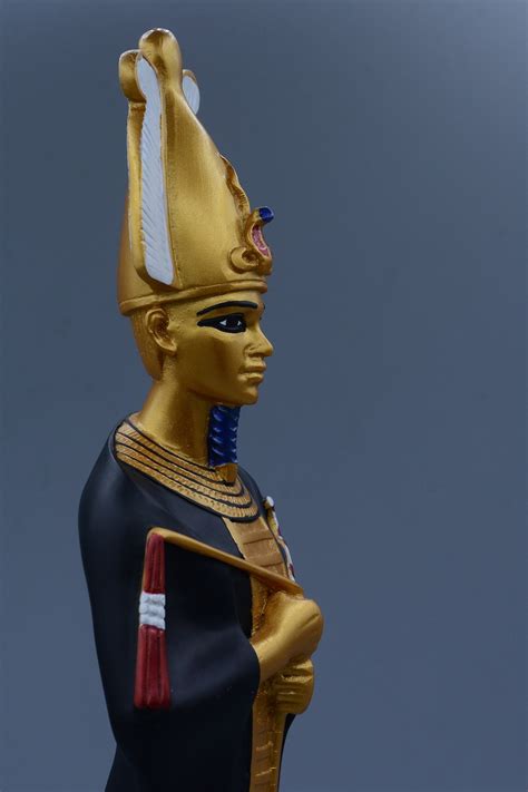 Statue Of Egyptian God Osiris Lord Of The Dead The Etsy