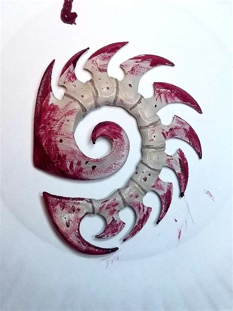 Printed And Painted A Zerg Symbol Rstarcraft