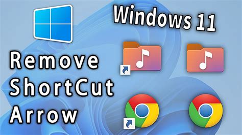 Windows 11 Remove Shortcut Arrow Windows 11 Youtube