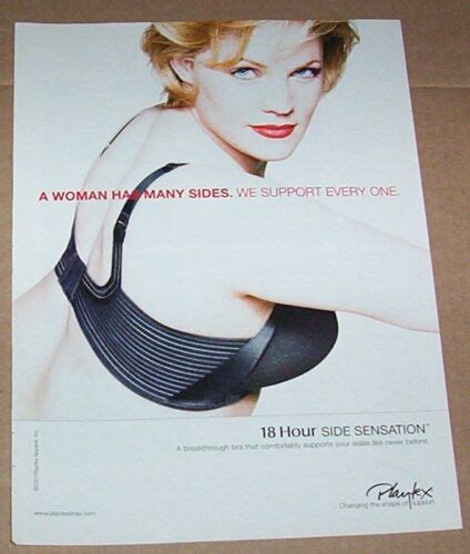 2001 Print Ad Page Playtex 18 Hour Bra Lingerie Sexy Blonde Girl Advertising Ebay