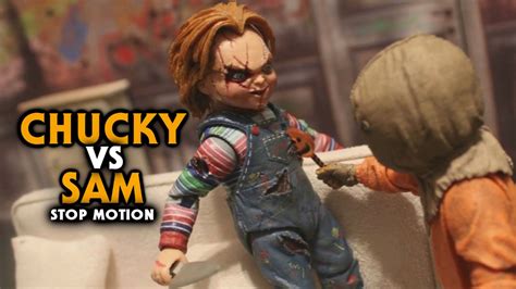 Chucky Vs Sam Trick R Treat Short Stop Motion Youtube