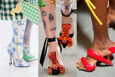 The Craziest Shoes On The Runway In 2018 Footwear News