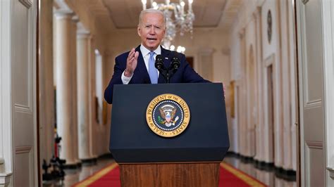 president joe biden defends decision to withdraw from afghanistan