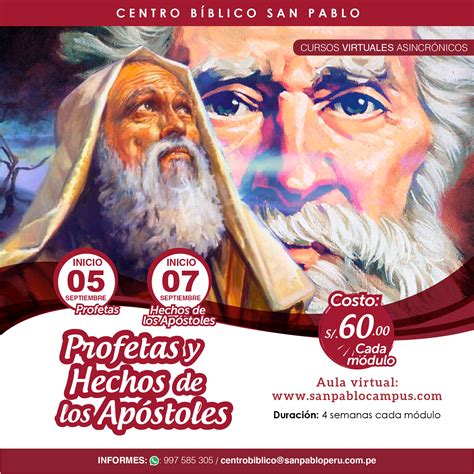 San Pablo Perú Curso Virtual Asincrónico “profetas Y Hechos De Los
