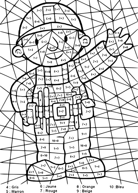 15 Incroyable Coloriage Magique Ce2 Addition Pictures  COLORIAGE