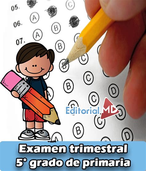 La guia santillana 5 maestros educación en casa y. Examen de Quinto Grado de Primaria 2020 (Trimestral ...