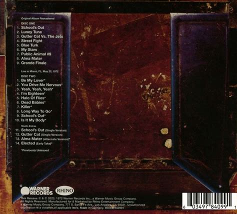 Alice Cooper Schools Out Expanded Edition 2 Cds Jpc