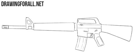 Questions when creating free fire nickname. How to Draw a Rifle for Beginners | Drawingforall.net