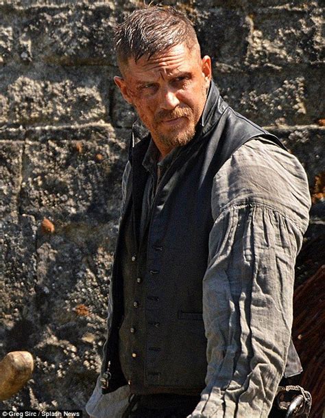 Tom Hardy Sports Period Costume As He Continues Filming On Taboo Set