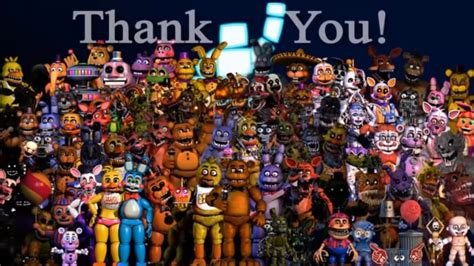 All Fnaf Characters Sing The Fnaf Song V2 Youtube