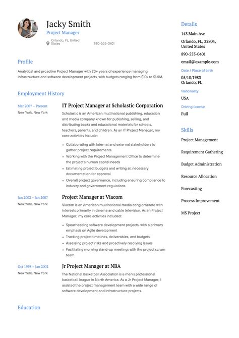 Images Beautiful Manager Cv Sample