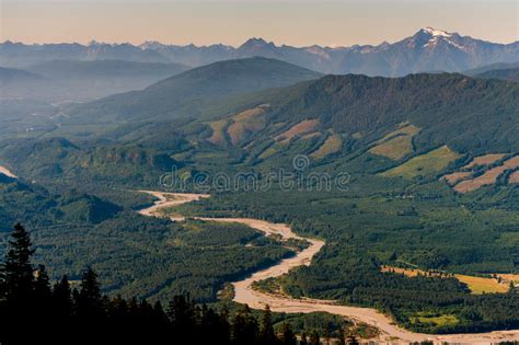 Skagit River Valley Stock Photo Image Of North Green 56208976