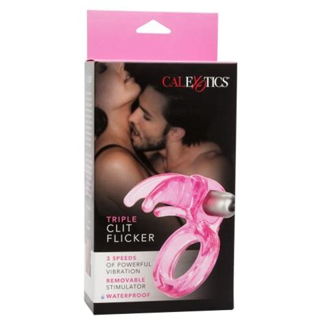 Triple Clit Flicker Vibrating Cock Ring Sex Toys At Adult Empire