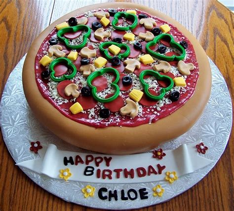 Block cream cheese 1/2 cup marg. pizza cake | Pizza cake, Pizza birthday cake, Fruit pizza designs