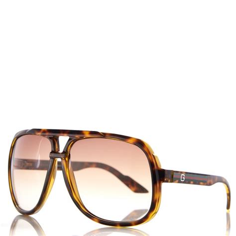 Gucci Acetate Aviator Sunglasses Gg 1622 S Tortoise 211093 Fashionphile