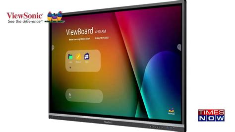 Viewsonic Unveils New Interactive Flat Panel The Viewboard 50 5 Series Set To Redefine Modern