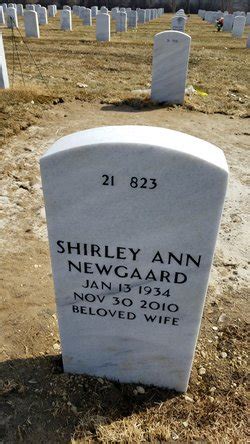 Shirley Ann Ruths Newgaard Find A Grave Memorial