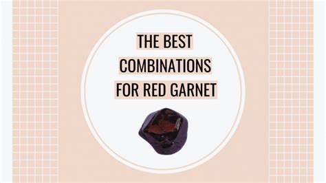 10 Best Crystal Combinations For Red Garnet Crystal Healing Ritual