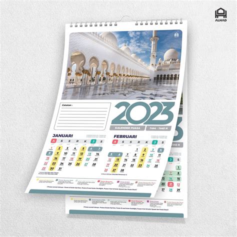 Jual Kalender Puasa 2023 I Kalender Dinding I Ukuran 31x47 I D02