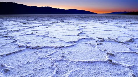 California Death Valley Salt Flats Wallpapers Hd Desktop And