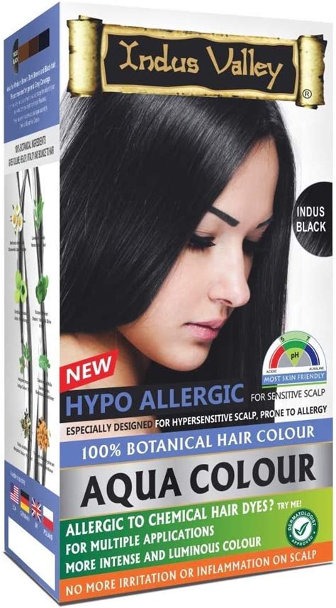Indus Valley Aqua Hair Color Gray Coverage Hair Dye Allergy Free Hair Color Indus Black