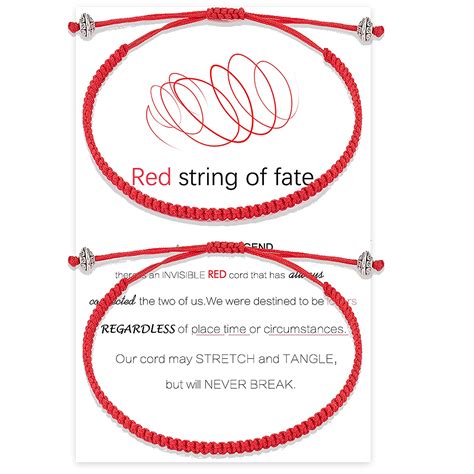 Buy Seyaa Red String Of Fate Bracelets Kabbalah Protection Good Luck