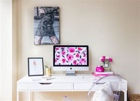 Glam Office Space Makeover With Recoveted With Images Space