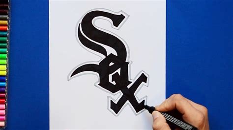 How To Draw Chicago White Sox Mlb Team Youtube