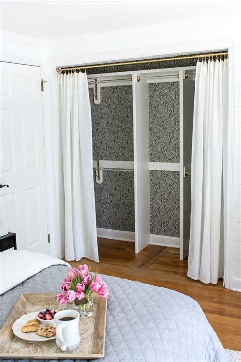 Closet Door Makeovers That Look Like A Million Bucks Curtains For