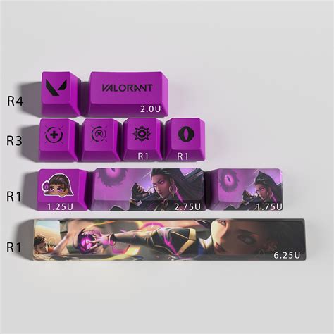 Reyna Valorant Keycaps Agent Abilities And Keys Fits Etsy Australia