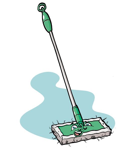 | swiffer cleaning towels & cloths. Sammy Swiffer | Uploaded for Illustration Friday, the ...